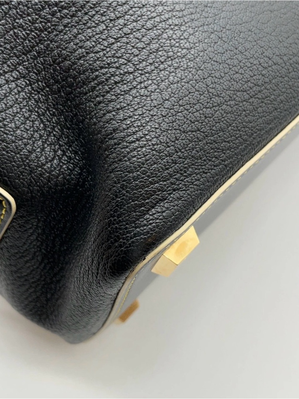Louis Vuitton Noir Suhali Angenieux PM Satchel - Picture 10 of 16
